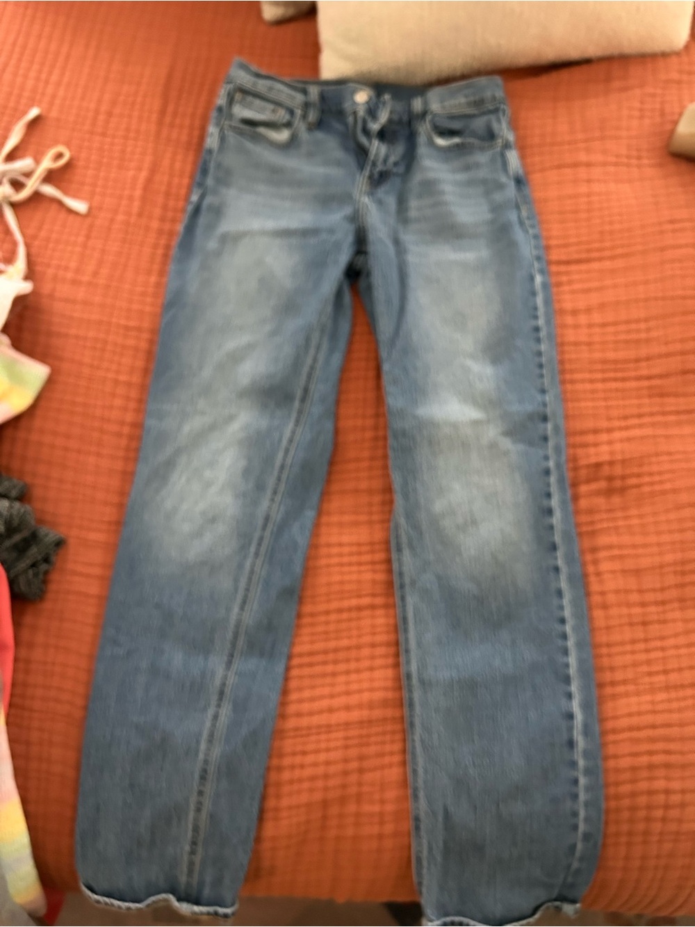 Old Navy Women's Blue Boyfriend Jeans